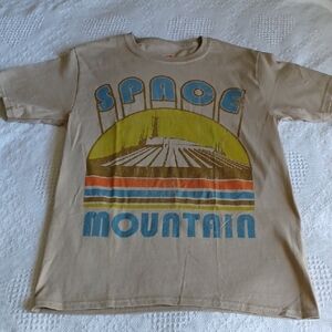 Vtg Disney Park Space Mountain T-shirt EUC